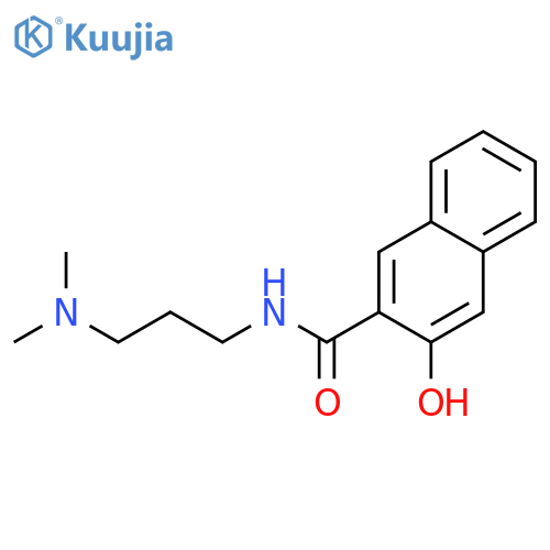 2-Naphthalenecarboxamide,N-[3-(dimethylamino)propyl]-3-hydroxy- structure