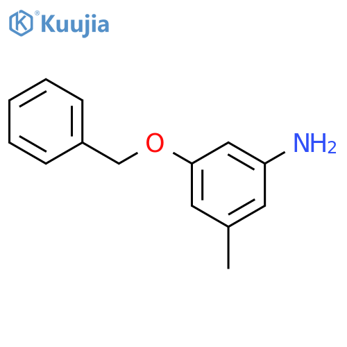 3-(benzyloxy)-5-methylaniline structure