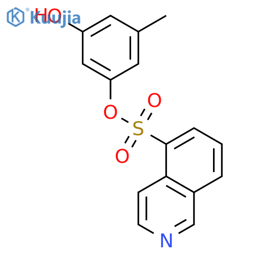 5-Isoquinolinesulfonic acid, 3-hydroxy-5-methylphenyl ester structure