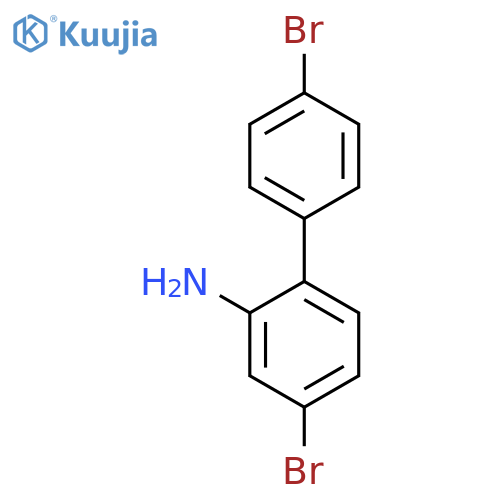 [1,1'-Biphenyl]-2-amine, 4,4'-dibromo- structure