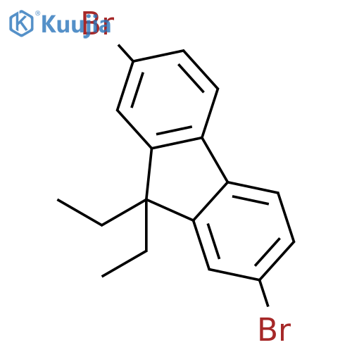 2,7-Dibromo-9,9-diethylfluorene structure