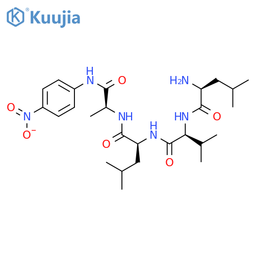 H-Leu-Val-Leu-Ala-pNA structure
