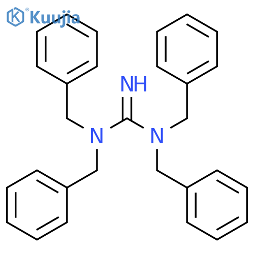 Guanidine, N,N,N',N'-tetrakis(phenylmethyl)- structure