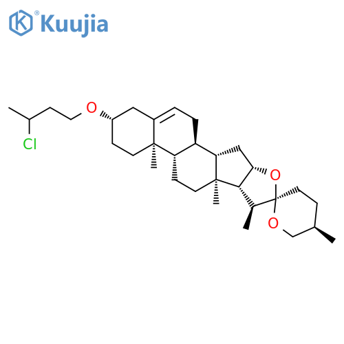 Spirost-5-ene, 3-(3-chlorobutoxy)-, (3b,25R)- structure