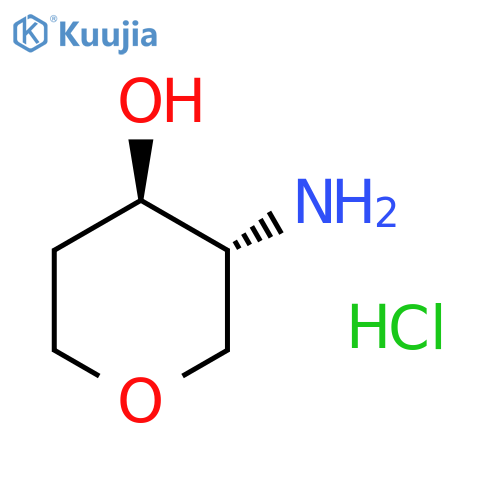 (3R,4R)-3-aminotetrahydro-2H-pyran-4-ol HCl structure