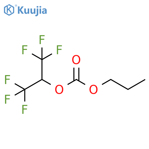 Hexafluoroisopropyl propyl carbonate structure