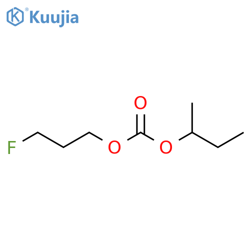 sec-Butyl 3-fluoropropyl carbonate structure