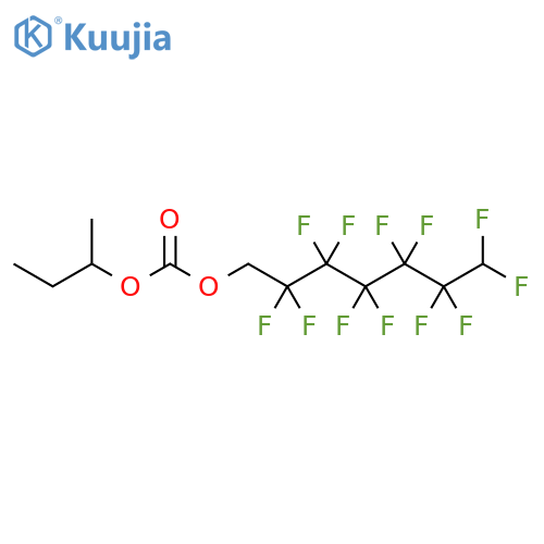sec-Butyl 1H,1H,7H-perfluorohexyl carbonate structure
