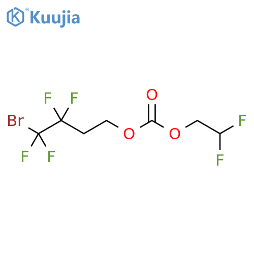 4-Bromo-3,3,4,4-tetrafluorobutyl 2,2-difluoroethyl carbonate structure