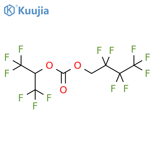 2,2,3,3,4,4,4-Heptafluorobutyl hexafluoroisopropyl carbonate structure