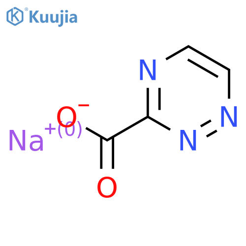 sodium salt;1,2,4-triazine-3-carboxylic acid structure