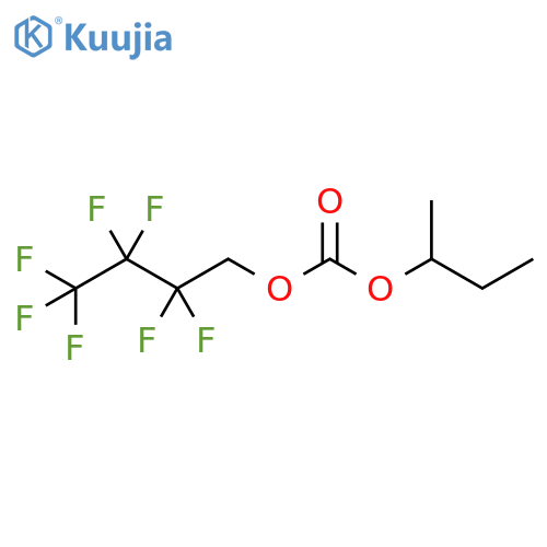 sec-Butyl 2,2,3,3,4,4,4-heptafluorobutyl carbonate structure