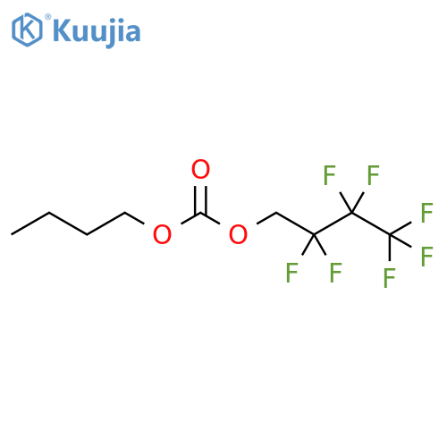 Butyl 2,2,3,3,4,4,4-heptafluorobutyl carbonate structure