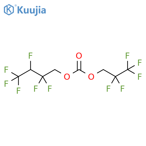 2,2,3,4,4,4-Hexafluorobutyl 2,2,3,3,3-pentafluoropropyl carbonate structure