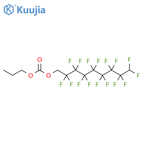 1H,1H,9H-Perfluorononyl propyl carbonate structure