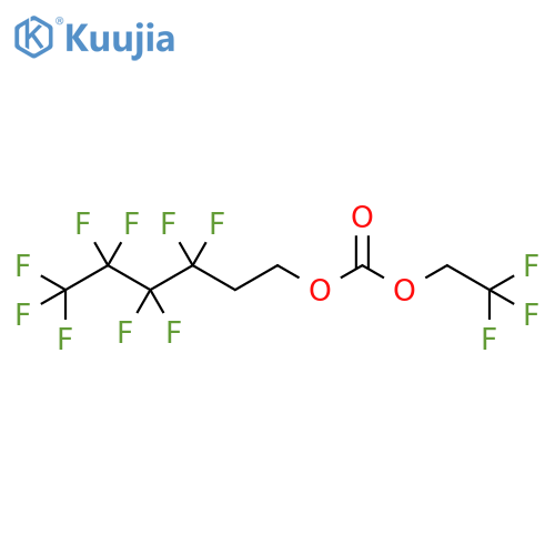 1H,1H,2H,2H-Perfluorohexyl 2,2,2-trifluoroethyl carbonate structure