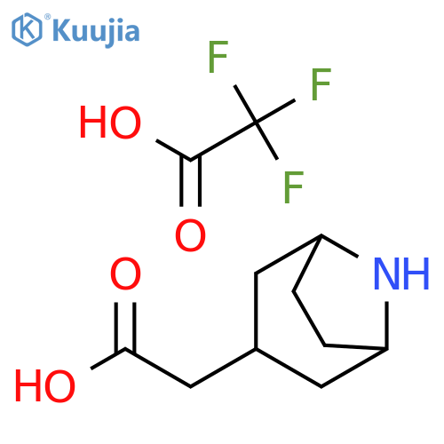 2-(8-Aza-Bicyclo3.2.1Octan-3-Yl)Acetic Acid 2,2,2-Trifluoroacetate structure