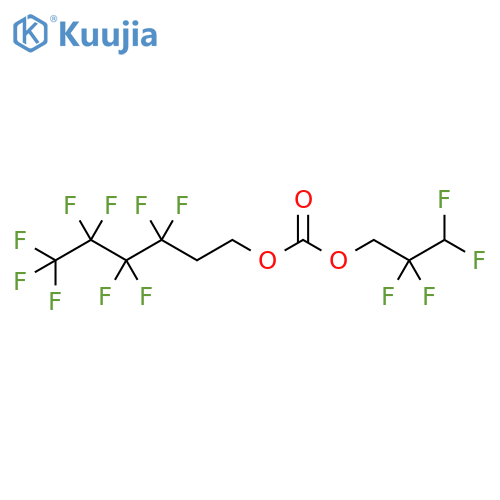 1H,1H,2H,2H-Perfluorohexyl 2,2,3,3-tetrafluoropropyl carbonate structure