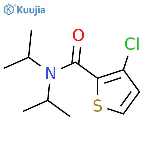3-Chloro-N,N-diisopropylthiophene-2-carboxamide structure