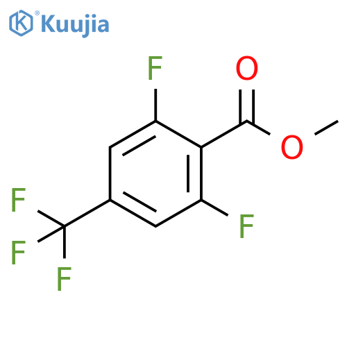 Methyl 2,6-difluoro-4-(trifluoromethyl)benzoate structure