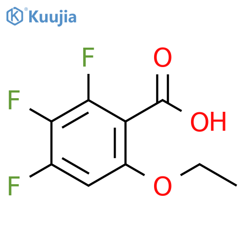 6-Ethoxy-2,3,4-trifluorobenzoic acid structure
