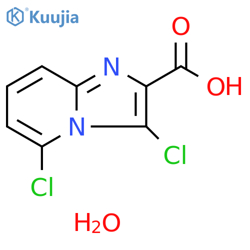 3,5-Dichloroimidazo[1,2-a]pyridine-2-carboxylic acid monohydrate structure