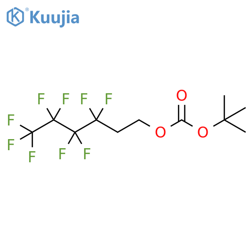 tert-Butyl 1H,1H,2H,2H-perfluorohexyl carbonate structure