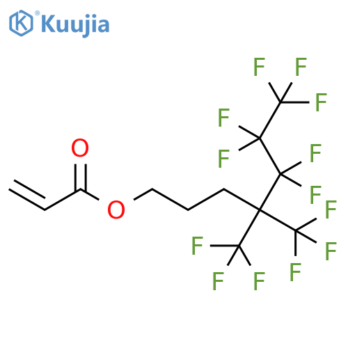 4,4-Bis(trifluoromethyl)-5,5,6,6,7,7,7-heptafluoroheptyl acrylate structure