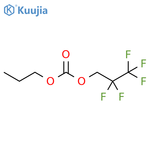2,2,3,3,3-Pentafluoropropyl propyl carbonate structure