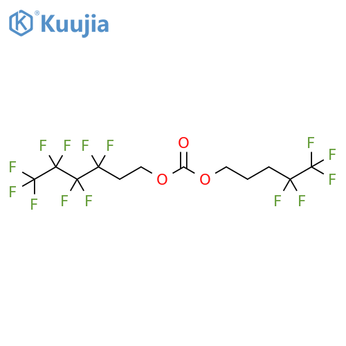 1H,1H,2H,2H-Perfluorohexyl 4,4,5,5,5-pentafluoropentyl carbonate structure