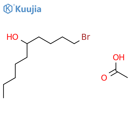 5-Decanol, 1-bromo-, acetate structure
