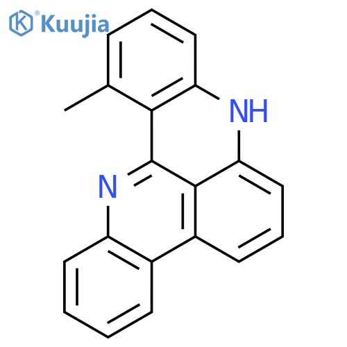 8H-Quino[4,3,2-kl]acridine, 12-methyl- structure