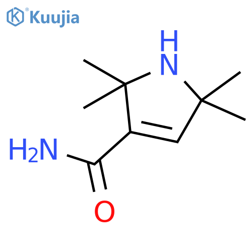 2,2,5,5-Tetramethyl-3-pyrroline-3-carboxamide structure