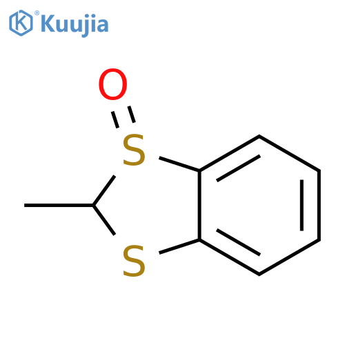 1,3-Benzodithiole, 2-methyl-, 1-oxide structure