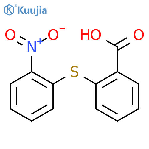 2-(2-Nitrophenyl)sulfanylbenzoic Acid structure