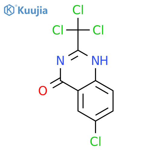 6-chloro-2-(trichloromethyl)-1h-quinazolin-4-one structure