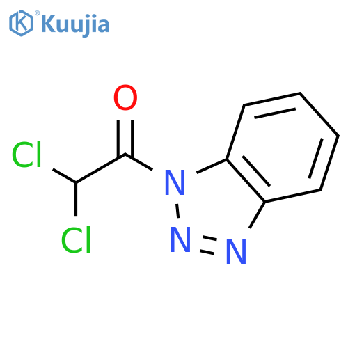 1H-Benzotriazole, 1-(dichloroacetyl)- (9CI) structure