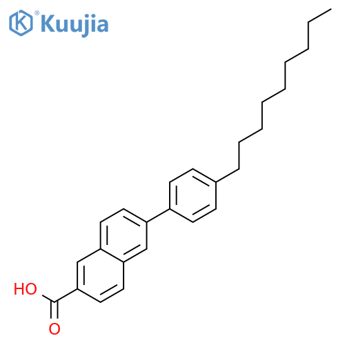 2-NAPHTHALENECARBOXYLIC ACID, 6-(4-NONYLPHENYL)- structure
