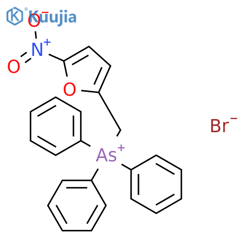 ARSONIUM, [(5-NITRO-2-FURANYL)METHYL]TRIPHENYL-, BROMIDE structure