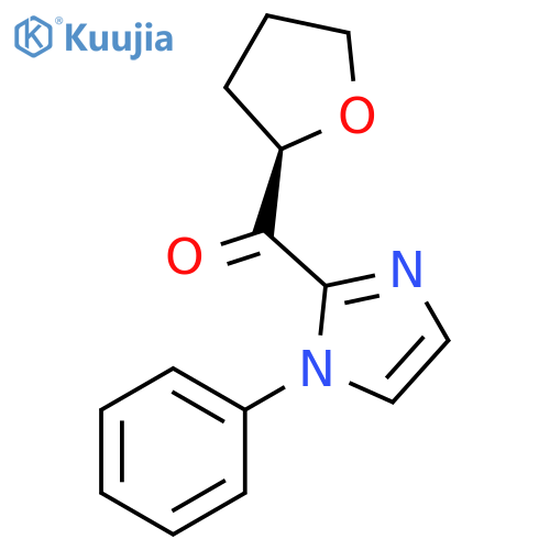 Methanone, (1-phenyl-1H-imidazol-2-yl)[(2R)-tetrahydro-2-furanyl]- structure