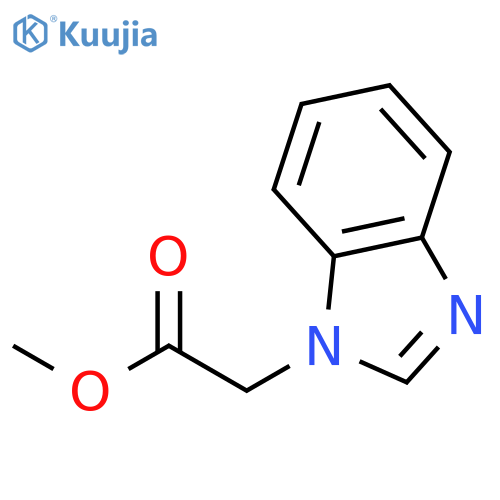 Methyl 2-(1H-benzo[d]imidazol-1-yl)acetate structure