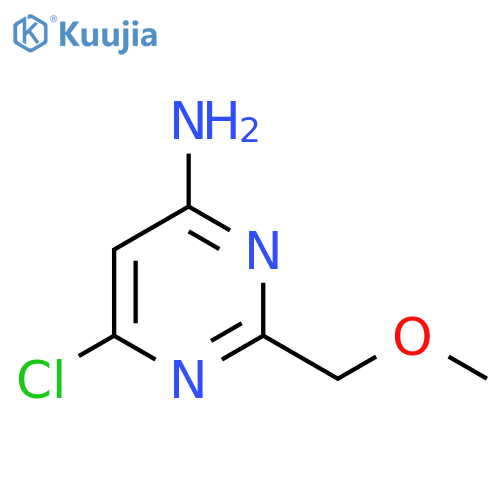 6-chloro-2-(methoxymethyl)pyrimidin-4-amine structure