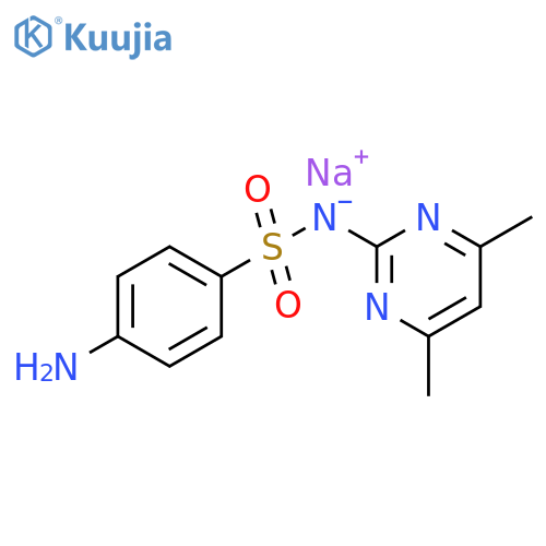 Sulfamethazine Sodium Salt structure
