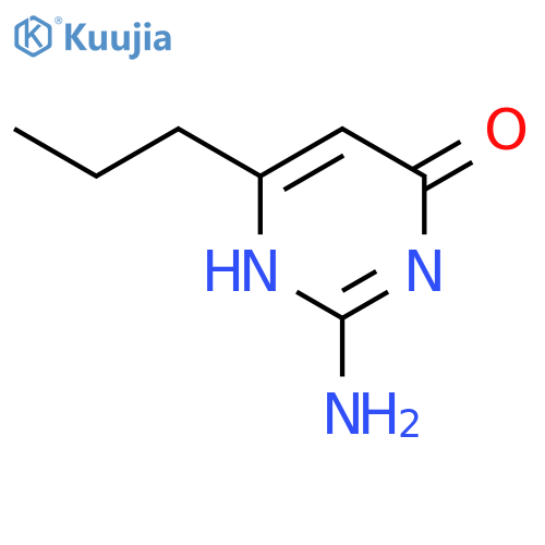2-amino-6-propyl-3,4-dihydropyrimidin-4-one structure