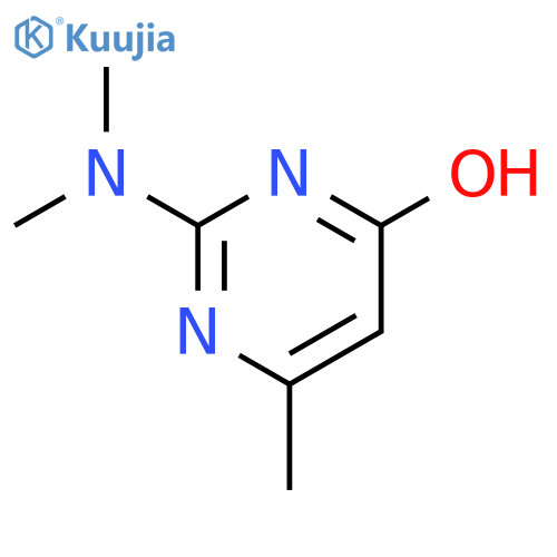 2-(Dimethylamino)-6-methyl-4-pyrimidinol structure