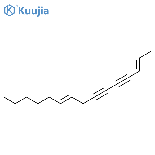 (2E,9Z)-2,9-Pentadecadiene-4,6-diyne structure