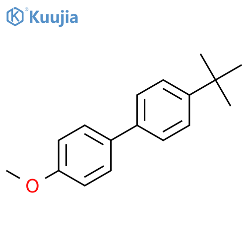 1,1'-BIPHENYL, 4-(1,1-DIMETHYLETHYL)-4'-METHOXY- structure