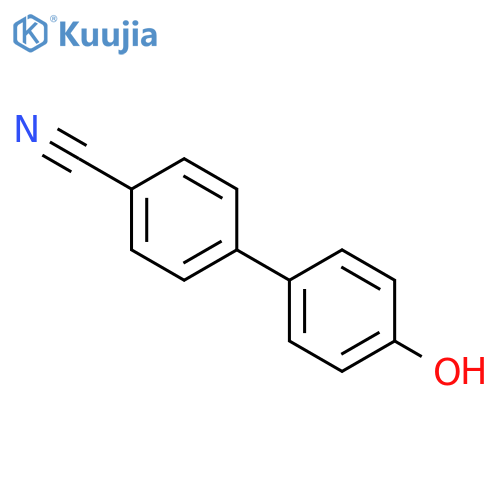 4-Cyano-4'-hydroxybiphenyl structure