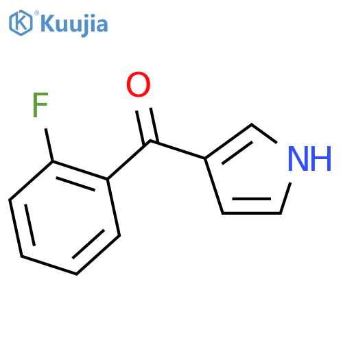 Methanone,(2-fluorophenyl)-1H-pyrrol-3-yl- structure
