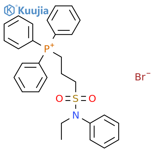 PHOSPHONIUM, [3-[(ETHYLPHENYLAMINO)SULFONYL]PROPYL]TRIPHENYL-, BROMIDE structure